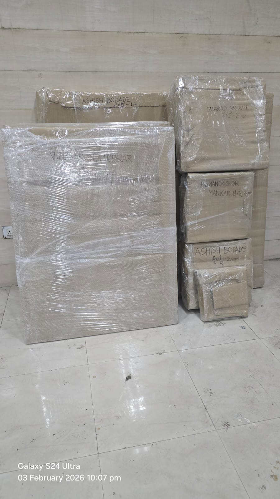 Home appliance packing wrapping protection